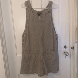 VintageBlue gingham romper